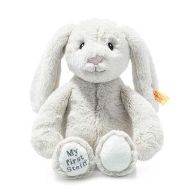 Abbildung von Steiff Friends MY First Hoppie HASE Kuscheltier für Kinder, Größe: One Size, Weiß