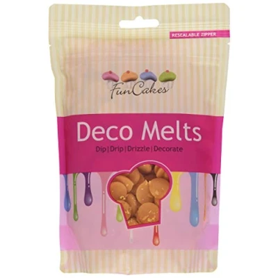 Abbildung von FunCakes Deko Melts, orange, 2er Pack (2 x 250 g)