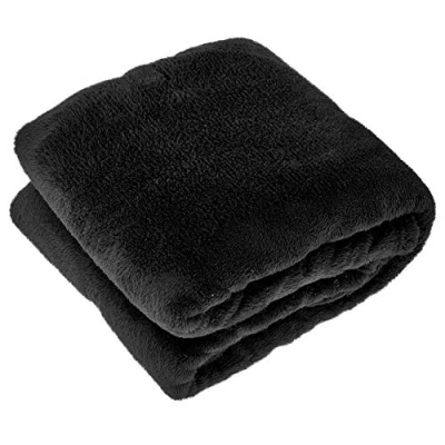 Abbildung von Decken Plaid justin l150b200cm schwarz Unique Living