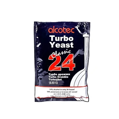 Abbildung von Turbohefe Alcotec Classic 24H 175g Destillieren Hefe für Maische die Gärung Wodka