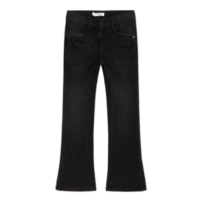 Abbildung von Name it Nkfpolly Jeans Bootcut für Kinder, Größe: 128, Black denim