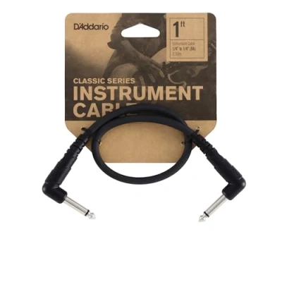 Abbildung von D&#039;Addario Gitarrenkabel Gitarrenverbindungskabel Instrumentenkabel Classic Series 1/4 Zellulose Macho und 0.3048 Zähler 3 Packung