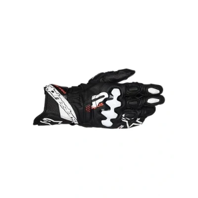 Abbildung von Alpinestars GP Plus R V3 Gloves Racing Handschuhe Lederhandschuhe, BLACK WHITE, L