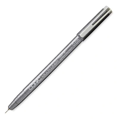 Abbildung von COPIC Multiliner 0,05 mm, Cool Gray, Fineliner mit einer feinen Spitze und wasserbeständiger Pigmenttinte