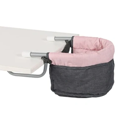 Abbildung von CHIC2000 Puppen Tischsitz Grau Rosa