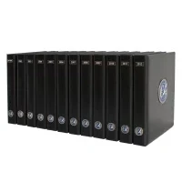 Abbildung von Safe, Premium, Album (4 Ringe) für Euro Münzsätze 2017 Schwarz Abm: 235x265x45 mm. pro Stk.