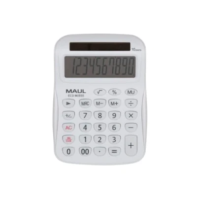 Abbildung von Maul Taschenrechner ECO MJ 555 Tischrechner Weiß Display (Stellen): 10 solarbetriebe