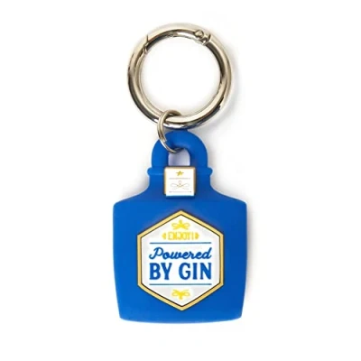 Abbildung von Legami Schlüsselanhänger für AirTag, 3,8 x 5 cm, aus Silikon und Metall, Herzmotiv, personalisieren Sie Ihr Gerät, schützt ohne das Signal zu beeinträchtigen, Unisex Erwachsene, Gin, Taglia unica,