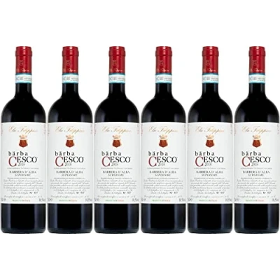 Abbildung von 6x Bärba Cesco Barbera d&#039; Alba Superiore 2018 Weingut Elio Filippino, Piemonte Rotwein
