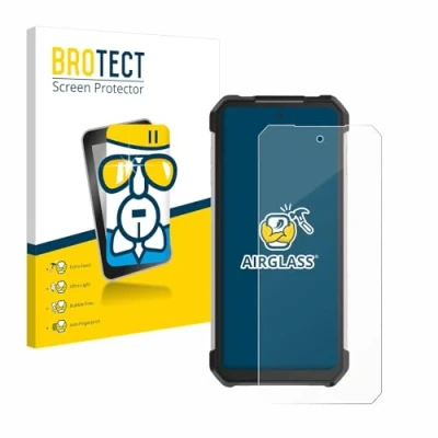Abbildung von BROTECT Schutzglas für Unihertz Tank 3 Pro Schutzfolie Panzer Folie Glas [Extrem Kratzfest 9H, Anti Fingerprint, Ultra Transparent]