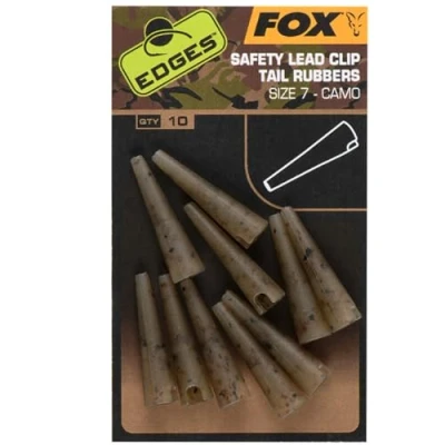 Abbildung von Fox Edges Camo Lead Clip Tail Rubbers Größe 7 (10 Stück) Kleinmaterial