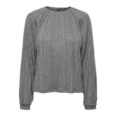 Abbildung von Pieces MIT Langen ÄRMELN Dalilah Bluse, Damen, Größe: Small, December sky