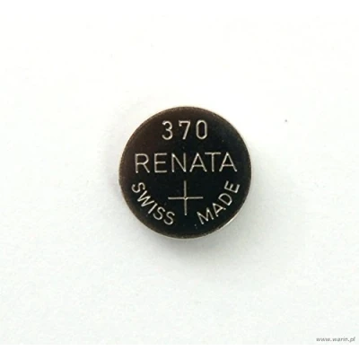 Abbildung von 1 x Renata 370 Lithium Knopfzelle SR920SW, hergestellt in der Schweiz