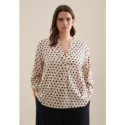 Abbildung von Seidensticker Schwarze ROSE Bluse, Damen, Größe: 50, Ecru