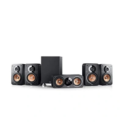 Abbildung von Teufel Ultima 20 Surround 5.1 Set Heimkino Lautsprecher Soundanlage Kino Raumklang Subwoofer Movie High End HiFi Speaker schwarz