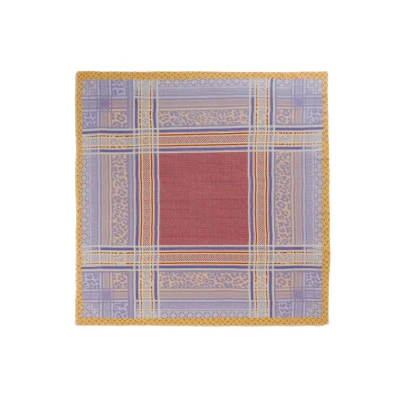Abbildung von Codello MIT Quadratischem Muster Schal, Damen, Größe: One Size, Blau