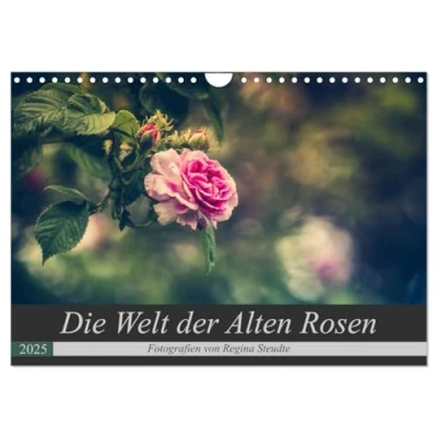 Abbildung von Die Welt der Alten Rosen (Wandkalender 2025 DIN A4 quer), CALVENDO Monatskalender