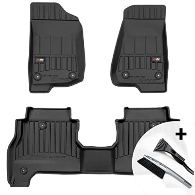 Abbildung von moto MOLTICO 3D Gummimatten Auto Fußmatten Gummi Automatten 4 teilig Set passend für Jeep Gladiator ab 2021