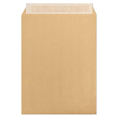 Abbildung von Clairefontaine 7759C Karton mit 125 Versandtaschen Kraftbraun 330x440 mm, selbstklebend, 120g, 1