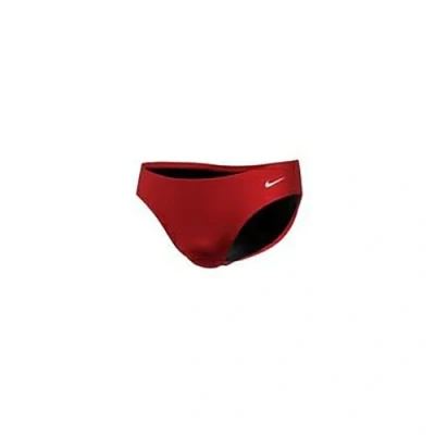 Abbildung von Nike Herren Brief Schwimm Slips, Rot (University Red), L