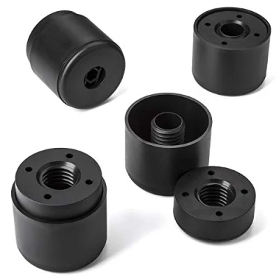 Abbildung von SO TECH® Möbelfuß 8er Set Schrankfüße HOTEL rund Höhe verstellbar 44 54 mm
