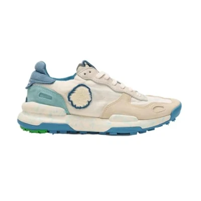 Abbildung von Satorisan Chacrona Linen Casual Sneaker Herren Vintage Leder und Leinen Sportschuhe Farbe Chantilly Blue Größe 43