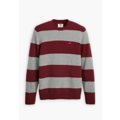 Abbildung von Levi&#039;s Herren ORIGINAL HM Sweater Pullover, Calloway Stripe Chocolate Truffle, L
