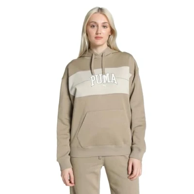 Abbildung von Puma Squad Langer Kapuzenpullover, Damen, Größe: XS, Oak branch