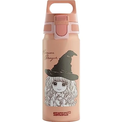 Abbildung von SIGG Alu Trinkflasche Kinder WMB ONE Hermione Für Kohlensäurehaltige Getränke Geeignet Auslaufsicher Federleicht BPA frei Klimaneutral Zertifiziert Rosa 0,6L
