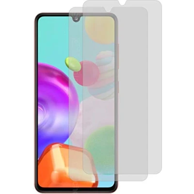Abbildung von 4ProTec I 2X Schutzfolie MATT passgenau für Samsung Galaxy A41 Bildschirmschutzfolie Schutzhülle