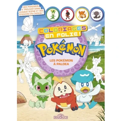 Abbildung von Pokémon Coloriages en folie ! Les de Paldea: à Paldea