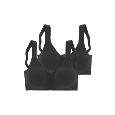 Abbildung von petite fleur Soft BH, ohne Bügel mit Spitzen Details