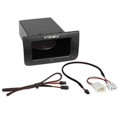 Abbildung von INBAY 10W Handyhalterung Auto Ablagefach Induktiv/Kabellos passend für Mercedes Vito/Viano (W639) Autohalterung Zubehör Innenraum Qi