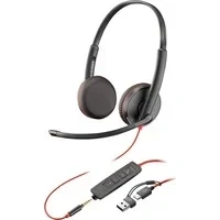 Abbildung von Poly Headset Blackwire C3225 Stereo USB C/A &amp; 3,5 mm