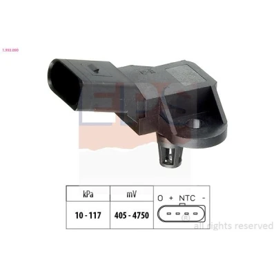 Abbildung von EPS 1.993.090 Luftdrucksensor, Höhenanpassung Made in Italy OE Equivalent AUDI: A4 B8 Avant, Q5, A6 C6 VOLKSWAGEN: Golf 5 Schrägheck