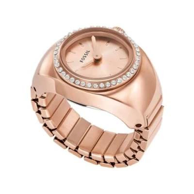 Abbildung von Fossil Ring Rose goldcoloured, Damen, Größe: One Size, gold coloured