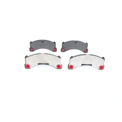 Abbildung von BOSCH 0 986 494 757 Bremsbelagsatz Low Metallic mit Anti Quietsch Blech VOLKSWAGEN: Touareg II