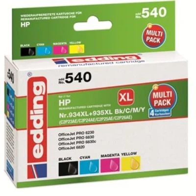 Abbildung von edding Tinte ersetzt HP 934XL, 935XL, X4E14AE, C2P23AE, Tintenpatrone