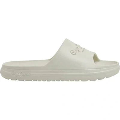 Abbildung von Pepe Jeans Damen Beach W Slide Sandals, White (Factory White), 40 EU