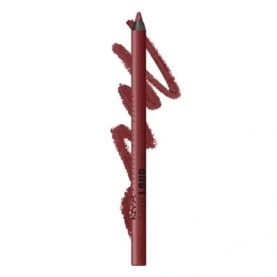 Abbildung von NYX Professional Makeup Lipliner, Mattes Finish, Kuss und farbecht sowie wischfest, Langanhaltend, Line Loud, 5 Ten Out Of