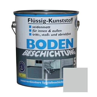 Abbildung von Wilckens Farben Bodenversiegelung, Flüssig Kunststoff 5 L Bodenbeschichtung lichtgrau