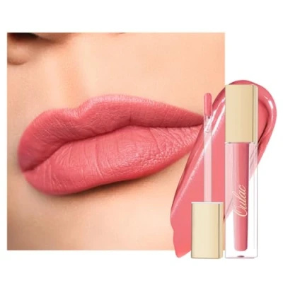 Abbildung von Oulac Flüssiger Lippenstift Matte Langanhaltender &amp; Kussechter Lippenstife Rosa Wasserdicht Lip Colour Cremige vegane Textur Intensive Pigmentierung Lippen Make up 4.5m,M30 Blooming Kiss