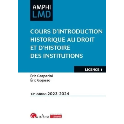 Abbildung von Cours d&#039;introduction historique au droit et d&#039;histoire des INSTITUTIONS (2023 2024): LES DU HAUT MOYEN AGE (V XE SIECLE) BAS