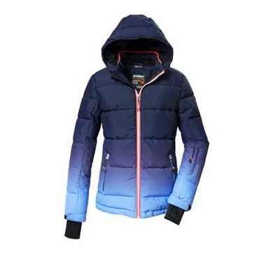 Abbildung von killtec Mädchen Skijacke/Ski Steppjacke mit Kapuze und Schneefang KSW 330 GRLS SKI QLTD JCKT, lavendel, 128, 42469 000