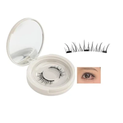 Abbildung von Enjuvie Magnetic Eyelashes, Lash Kit, Lashes, Eyelashes Natural Look with Applicator, Reusable Self Adhesive (USB02)