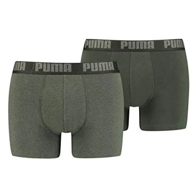 Abbildung von Puma 6 er Pack Boxer Boxershorts Men Herren Unterhose Pant Unterwäsche, Farbe:038 Green Melange, Bekleidungsgröße:M