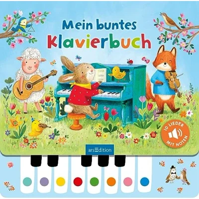 Abbildung von Mein buntes Klavierbuch: Lieblingslieder zum Selberspielen, interaktives Sound Buch für Kinder ab 3 Jahren