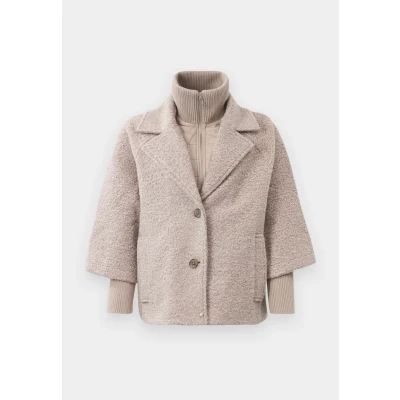 Abbildung von TOM TAILOR Damen 1046602 Jacke, 38230 Boucle Beige Melange, M