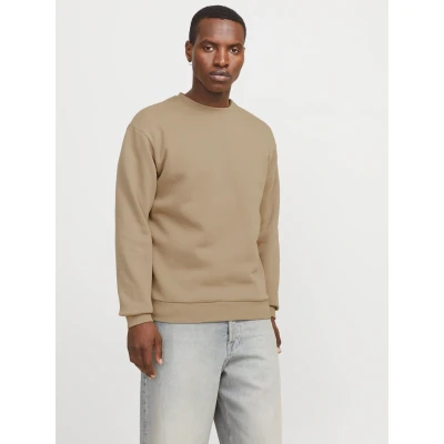 Abbildung von Jack &amp; Jones Jjebradley CREW Sweatshirt, Herren, Größe: XL, Coriander