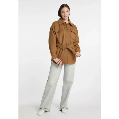 Abbildung von Dreimaster Übergangsjacke aus Wollgemisch Damen Sand